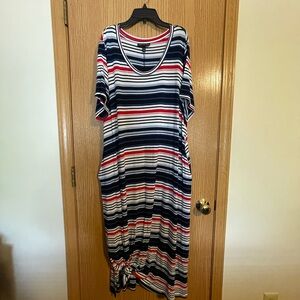 Striped Multicolor Women's Dress
